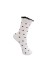 Black Colour BCLUMINA SOCK - Str&oslash;mper 4385 White w. Dots