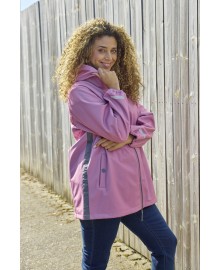 Zhenzi Zh-Della 1157 Jacket L/S - Pink softshell jakke 201157 Pink Orchid