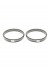 Tim&Simonsen Valentina Sleeve Holder 2 pcs - &AElig;rme holder TSJ600 Silver