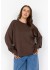 Wasabi WA-SABINA 82 - Brun sweatshirt W20546 Hot Fudge