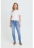 Pulz PZSUZY Curved Jeans Skinny Legs 50205549 Light Blue
