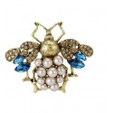 Tim&Simonsen Pin Bizza - Broche med bille TSJ640 Gold