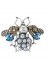 Tim&Simonsen Pin Bizza - Broche med bille TSJ640 Silver