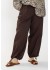 Zhenzi Zh-Manda 1638 Pants - Brun buks 201638 Chokolade
