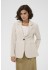 Kaffe KAsakura Blazer - Sand farvet habitjakke 10506684 Moonbeam