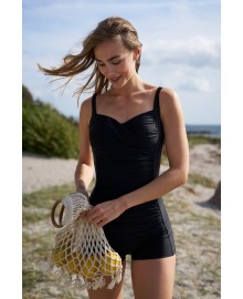 Missya Argentina shorts swimsuit - Sort badedragt med ben  13424 Black