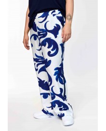 Gozzip GLovise Pants - Hvide/blå printede bukser G262012 Offwhite/Blue