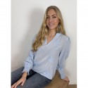 CONTINUE Emma - Lyseblå bluse 15147 Light Blue