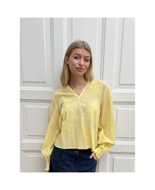 CONTINUE Emma - Gul bluse 15147 Yellow