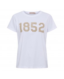 Marta MdcAlvera Tee - Hvid 1852 t-shirt 84275-1852 White/Beige