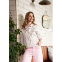 Marta MdcJewel Jacket - Beige jakke med broderi 268399 Sabbia4155