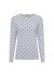 Marta MdcElissa Top - Lysebl&aring; prikket L/S t-shirt 7914 Celeste1259tpu