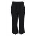 Kaffe Curve KCdacina Ami Pants - Sort buks i viskose 10580846 Black Deep