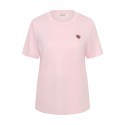Kaffe Curve KCannia Embroidery T-shirt - Lyserød t-shirt 10584207 Ballerina