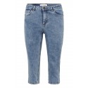Kaffe KAvilma Capri Jeans - Denim Stumpebuks 10511488 Washed Blue Denim