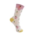 Black Colour BCMAE SOCK - Strømpe 8524 Rose Yellow