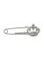 Tim&Simonsen Pin Crown - Sikkerhedsn&aring;l med krone TSJ636 Silver