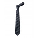 Tim&Simonsen Tie - Sort stribet slips TSJ594 Black-White
