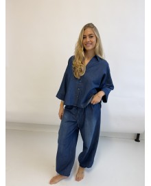 CONTINUE Augusta Chambre - Denim skjorte 15120 Chambre