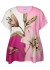 Zhenzi Zh-Edith 1280- Blouse - Pink bluse med print 201280 Pink Orchid