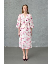 Love&Divine Love1444-1 Dress - Pink printet kjole 19887 Pink flower