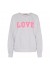Marta MdcJessa Sweatshirt - Gr&aring; LOVE sweatshirt 7976 Light Grey Melange