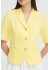 ICHI IHKATE TREND BL13 - Gul kort&aelig;rmet blazer 20126025 Mellow Yellow