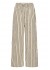 ICHI IAFOXA STRIPED BEACH PT - Sort stribet bukser 20121645 Metorite Stripe