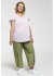 Gozzip GKetti Top - Pink stribet top G263012 White w. Pink stripe