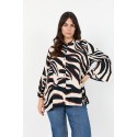 Wasabi WA-SALMA 2 SHIRT - Printet skjorte W10694 Black Combi
