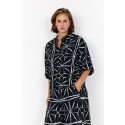 Wasabi WA-HEBA 1 SHIRT - Sort printet skjorte W10770 Black Combi