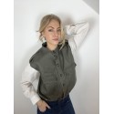 CONTINUE Carrie Vest - Armygrøn vest 15141 Army