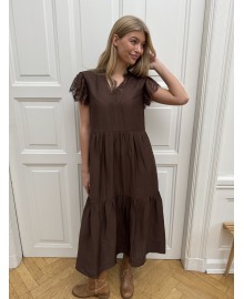 CONTINUE Bea Dress - Brun kjole 15207 Brown