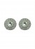 Tim&Simonsen Button Cover Gina 2 pcs - S&oslash;lv cover til knap TSJ395 Silver