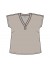 Zhenzi Zh-Hyla 1303-Blouse S/S -  Beige bluse 201303 Chateau
