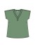 Zhenzi Zh-Hyla 1303-Blouse S/S -&nbsp; Gr&oslash;n bluse 201303 Cactus Green