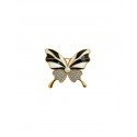 Tim&Simonsen Pin Butterfly Black White 1 - Sommerfugle broche TSJ681 Black-White