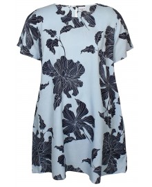 Zhenzi Zh-Ellen 1284- Tunic S/S - Lyseblå tunika 201284 Sky Way