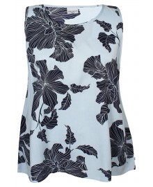 Zhenzi Zh-Ellen 1283-Top S/S - Lyseblå top 201283 Sky Way