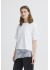 ICHI IHKAIWA SS - Hvid t-shirt med blonde 20127404 Cloud Dancer