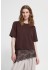 ICHI IHKAIWA SS - Brun t-shirt med blonde 20127404 Chocolate Torte