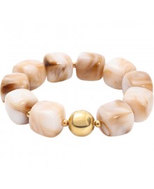 Tim&Simonsen Alvira bracelet - Armbånd i brune toner TSJ744 Caramel