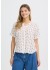 Fransa FRBOBBI SH 1 - Bluse med kirseb&aelig;r 20615707 Virtual Pink Cherrys / White