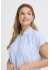 Fransa FRSTARLA SH 1 - Bl&aring; stribet skjorte 20617804 Blue White Stripe