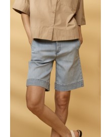 Fransa FRATLANTA SHO 1 - Denim shorts 20617895 Light Blue Denim