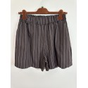 Marta MdcMilana Shorts - Brun stribet shorts 256304 Levantine Stripe Moro