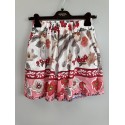 Marta MdcTora Shorts - Lyse shorts med rødt blomster print 266194 Red