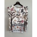 Marta MdcMarita Shirt - Sort printet bluse 85573 Black