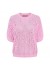 Marta MdcVina Knit - Pink kort&aelig;rmet strik 6592 Pink