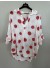 Marta MdcRiva Blouse - Hvid bluse med r&oslash;de prikker 851928 Red